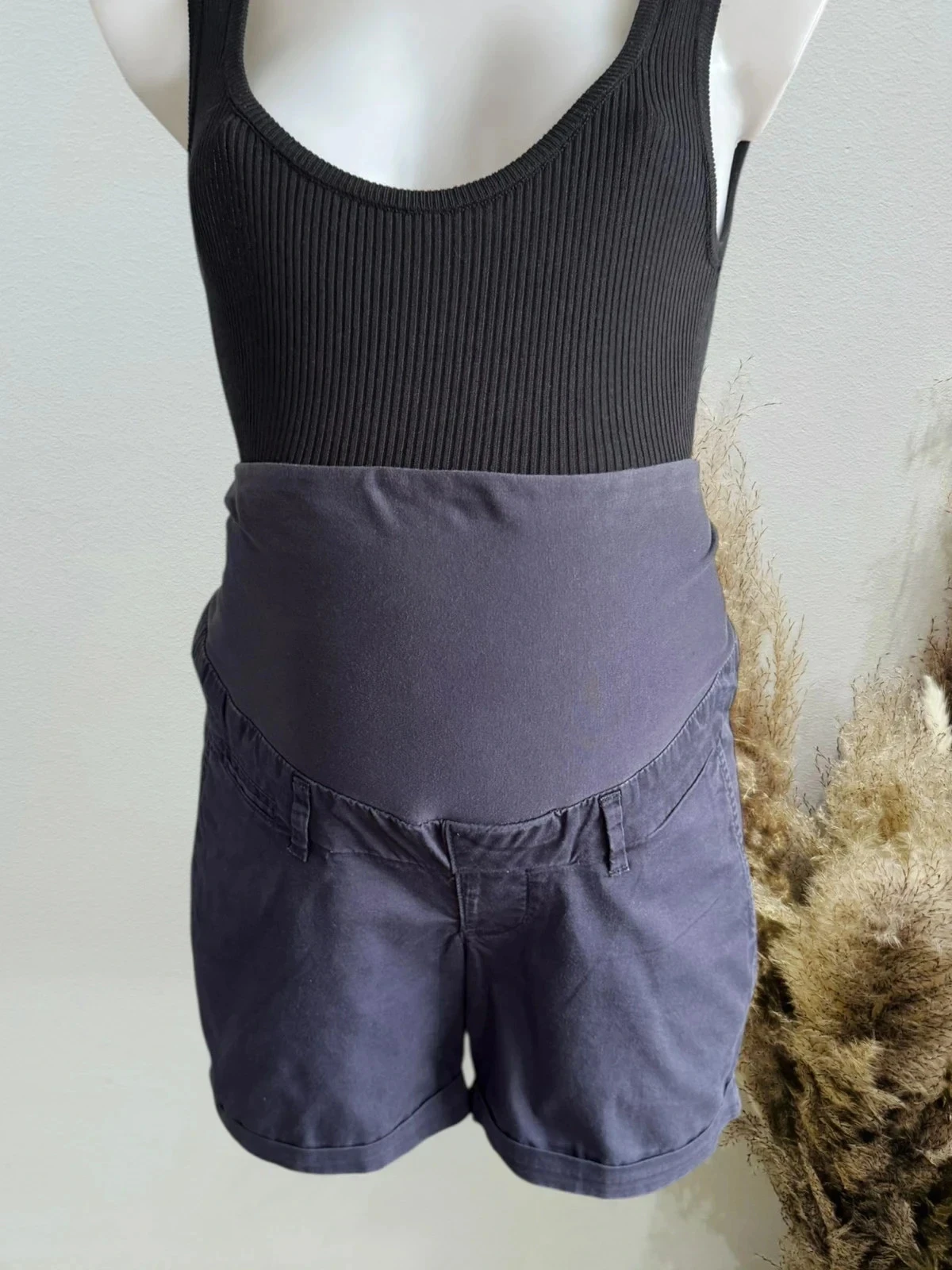 Beau Short de grossesse H&M marine T36/S – photo 2